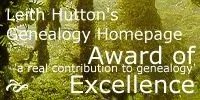 Leith Hutton's Genealogy Award of Excellence