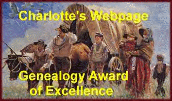 Charlotte's Webpage Genealogy Award of Excellence